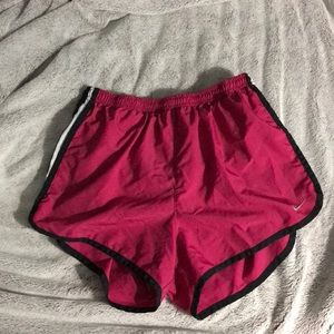 Pink Nike shorts